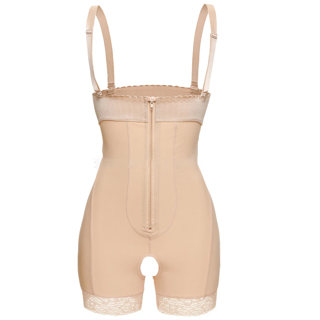 

European and American One-piece Suspenders Sexy Waist and Hips Tight Body Fat Body Plus Size Bodysuit Waist Trainer Firm Thin