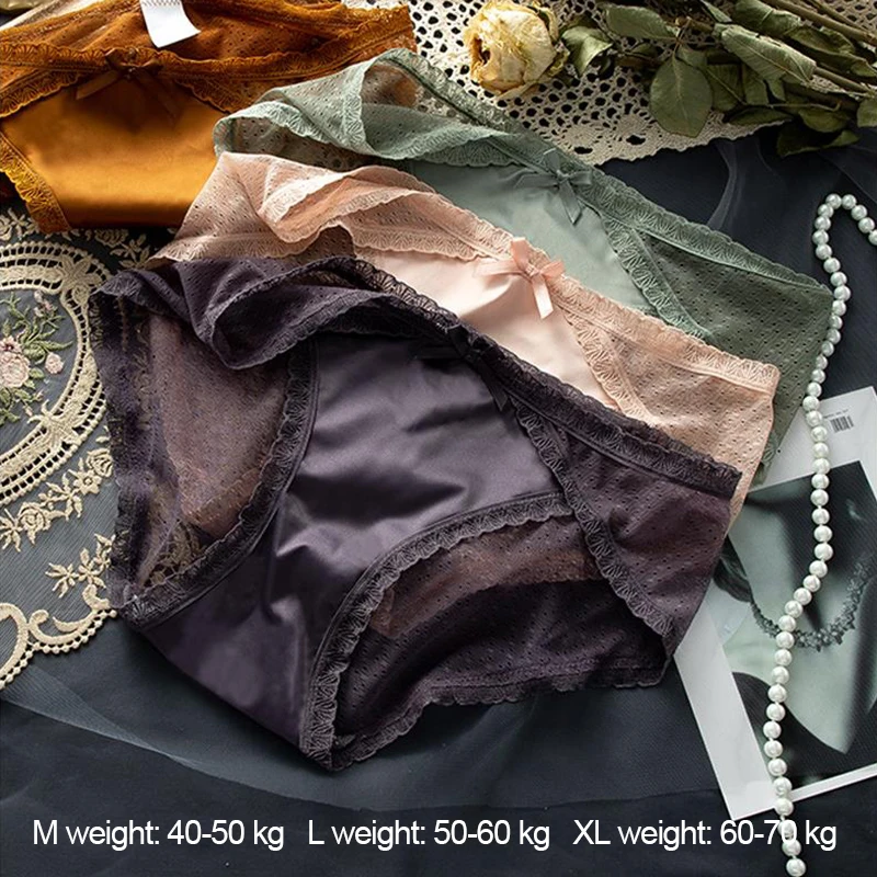 

2021 NEW Sexy Lace Women Underwear Cotton Crotch Comfortable Hollow Out Lingerie Hot Temptation Thin Section Breathable Briefs