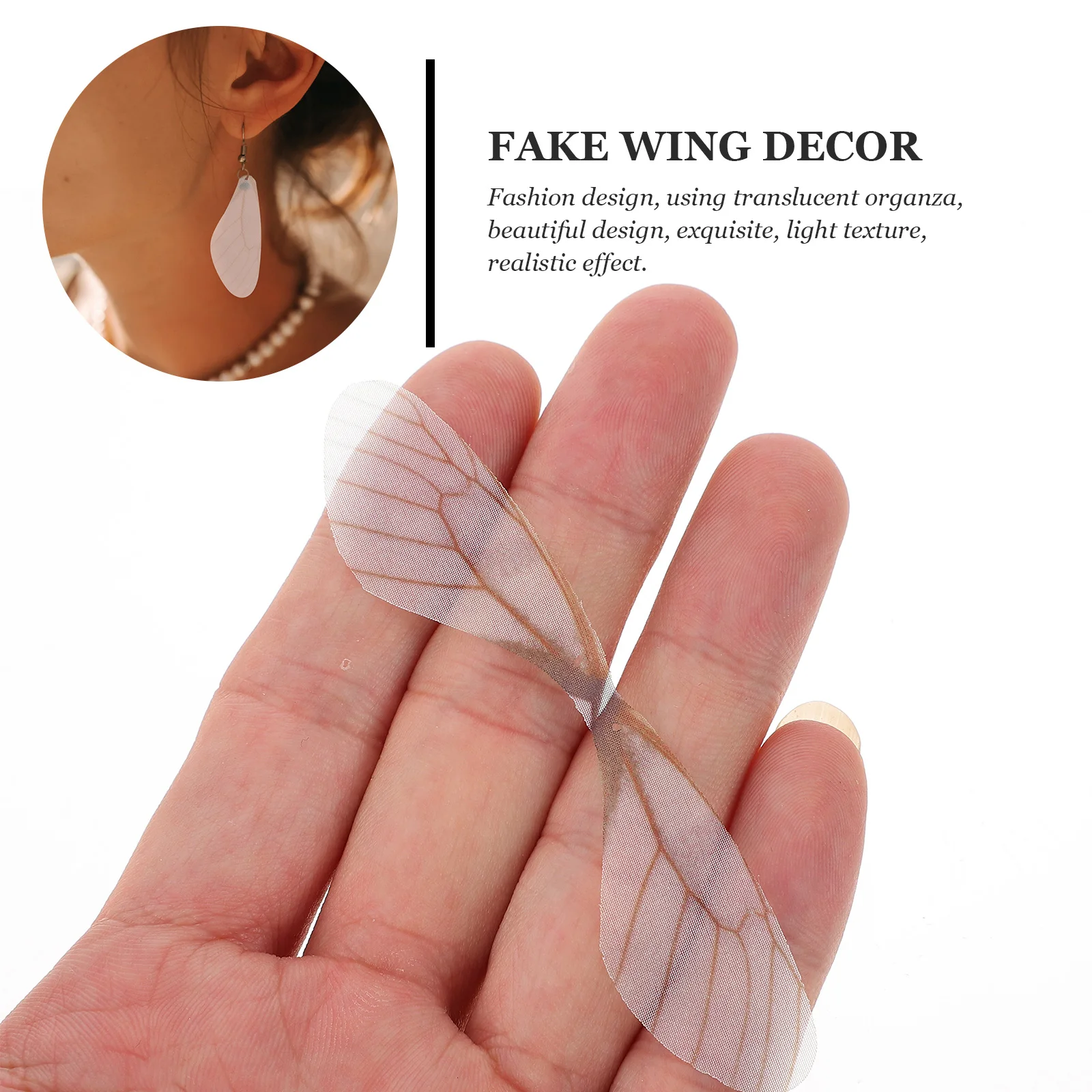 Украшение в виде крыльев стрекозы 20 шт. | Дом и сад