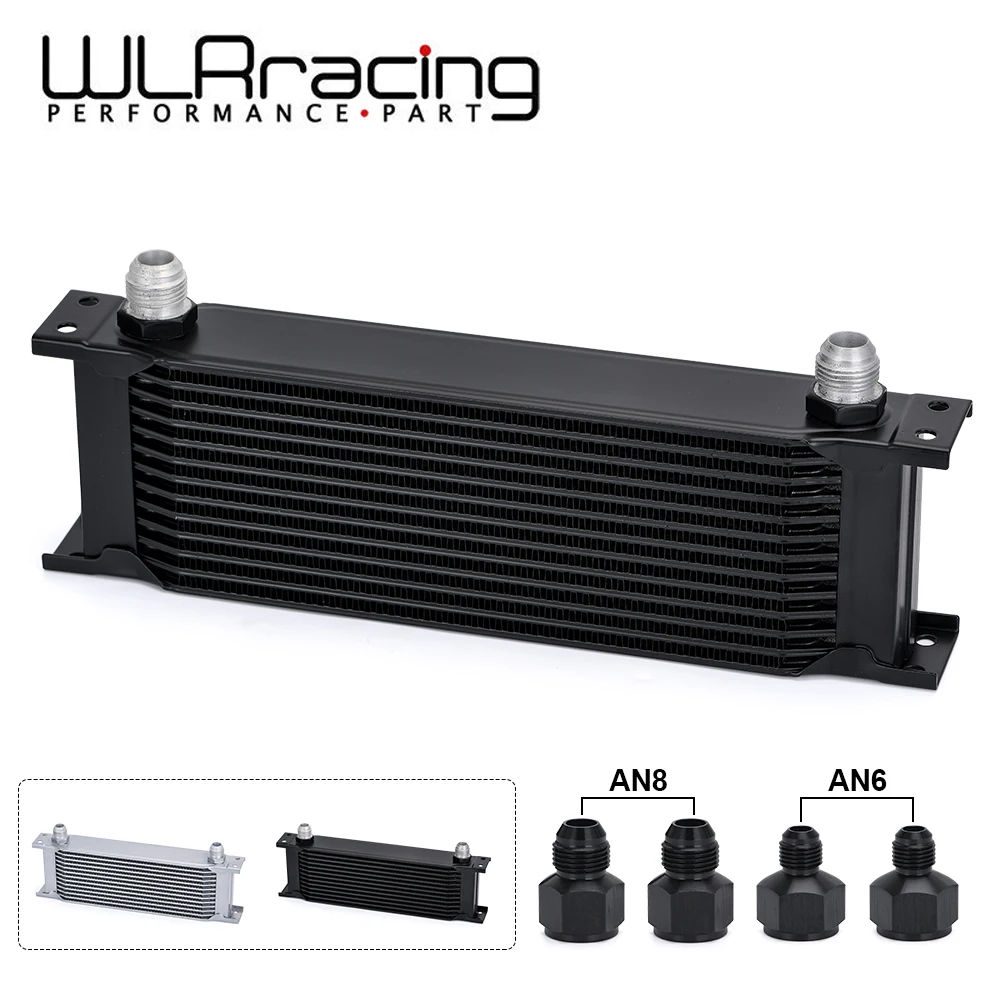 

WLR RACING - 13 row British type Aluminum Universal Engine transmission oil cooler 13 rows WLR7013