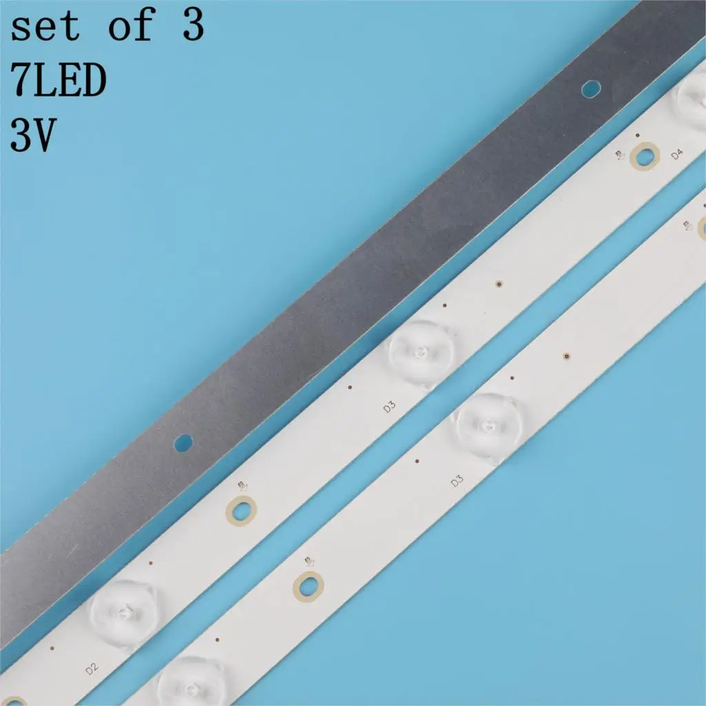 

New Kit 3 PCS 7LED(3V) 620mm LED backlight strip for KDL-32R330D 32PHS5301 32PFS5501 LB32080 V0 E465853 E349376 TPT315B5