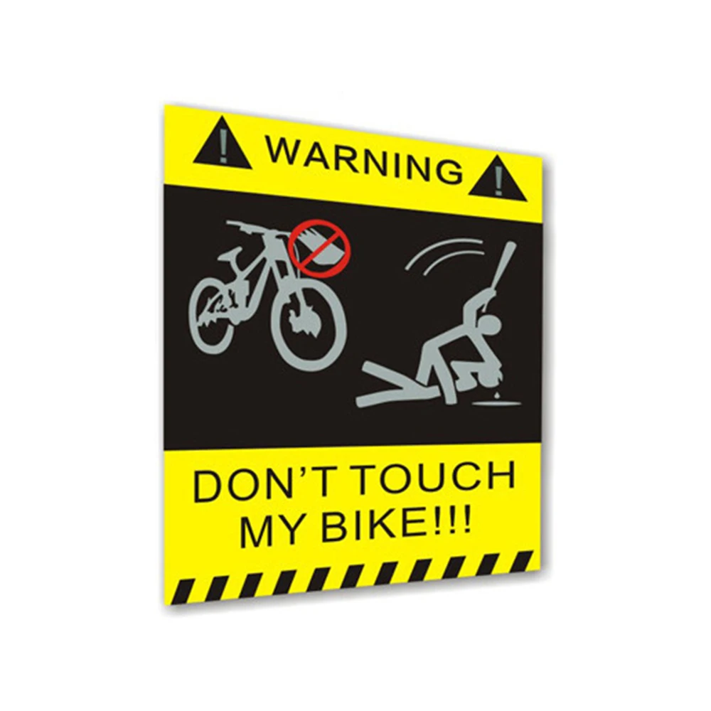 Водонепроницаемые креативные предупреждающие наклейки для велосипеда горного