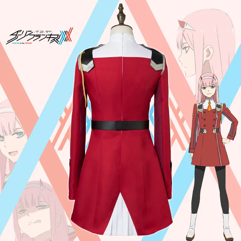 Новинка! Darling in the FranXX CODE 002 Zero Two, костюм для косплея, костюм для косплея сборной, Униформа, летнее платье