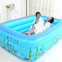 inflatable swimming pools kiddie bathtubs family swimming pool swim center for kids adults babies outside garden 130x90x55 cm