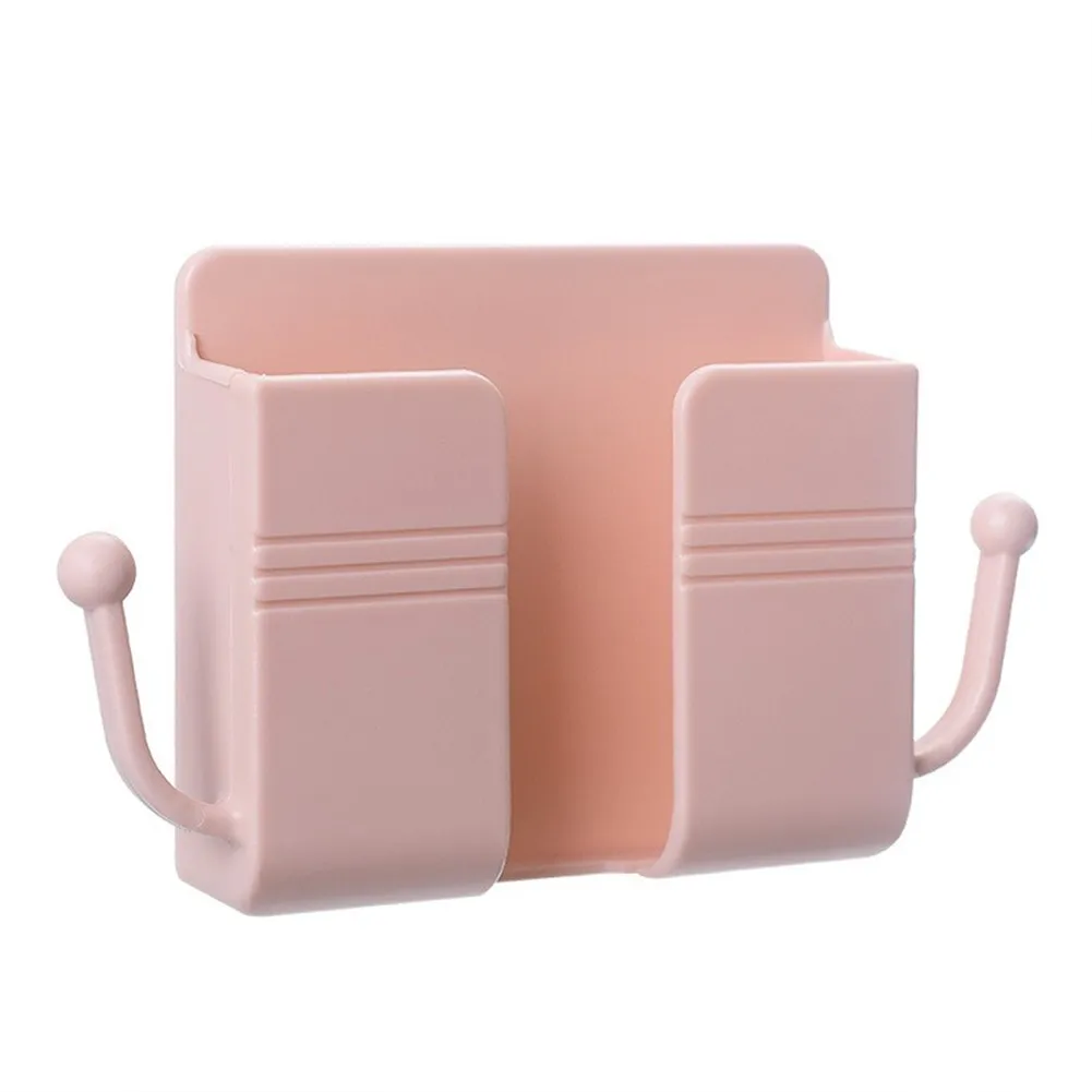 

1x Storage Rack 10x9.5x3cm ABS Remote Control Storage Box Punch-free Bedside Wall-mounted Storage Rack In Stock