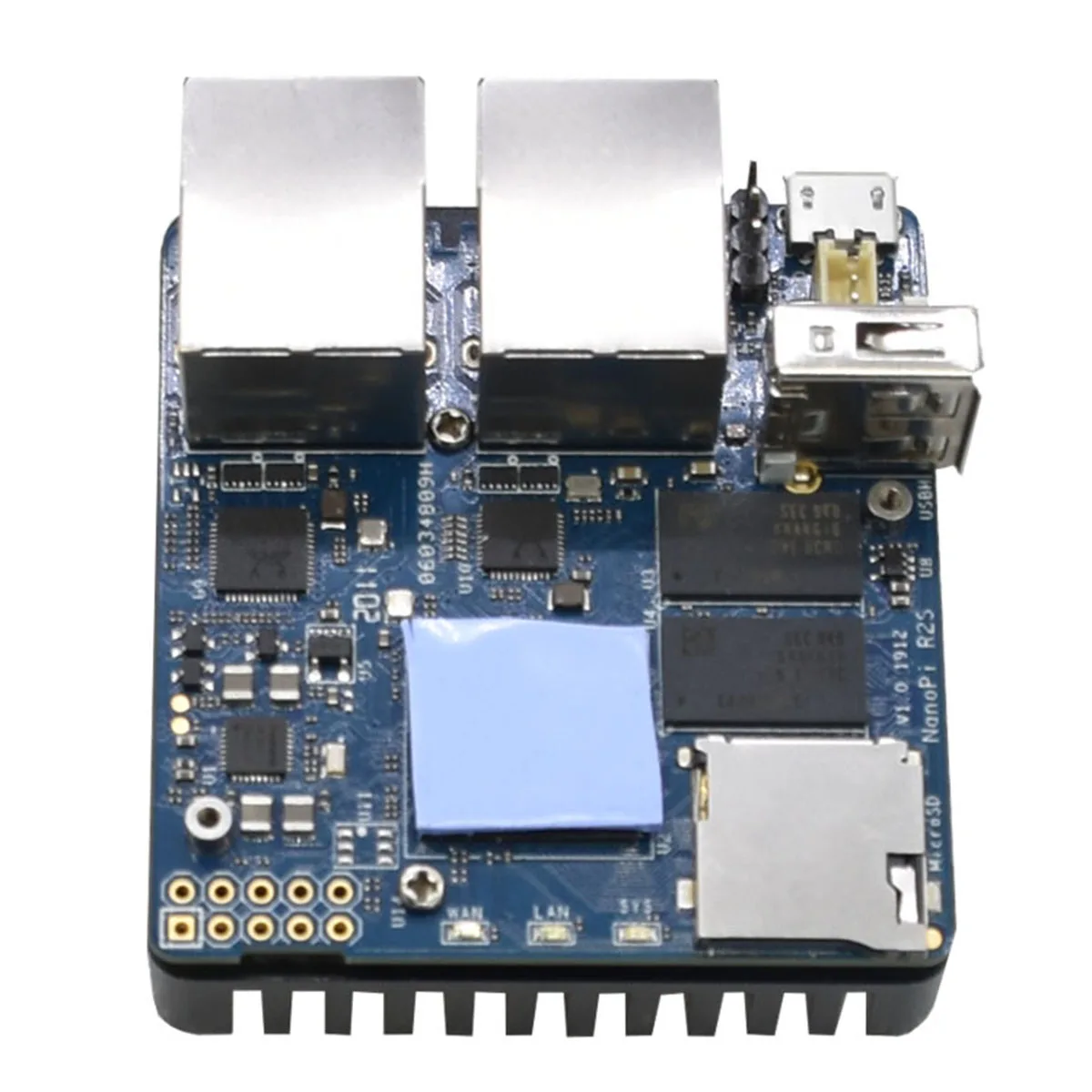 Набор прочных NanoPi R2S мини роутеров RK3328 с двумя Гбит/с Ethernet портами 32G флэш память DC
