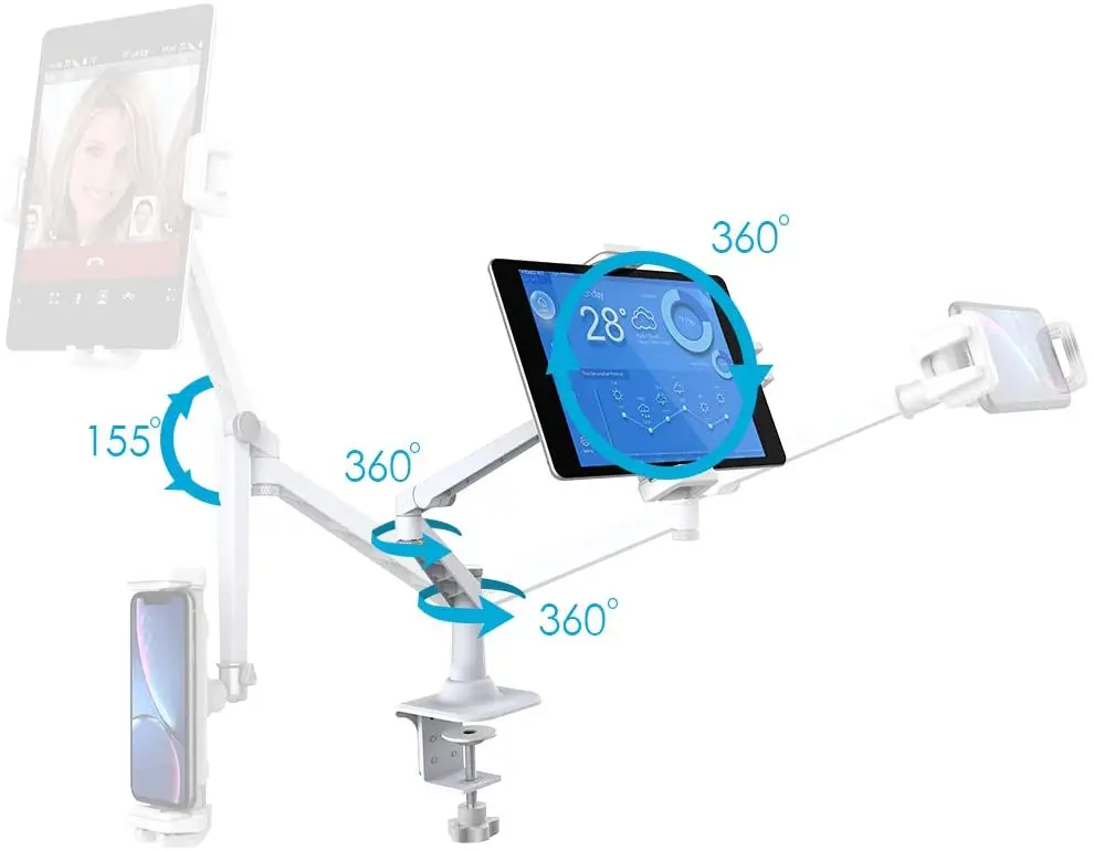 Smatree мобильный телефон и планшет держатель для стола крепление iPhone iPad Mini/Air/Pro Kindle