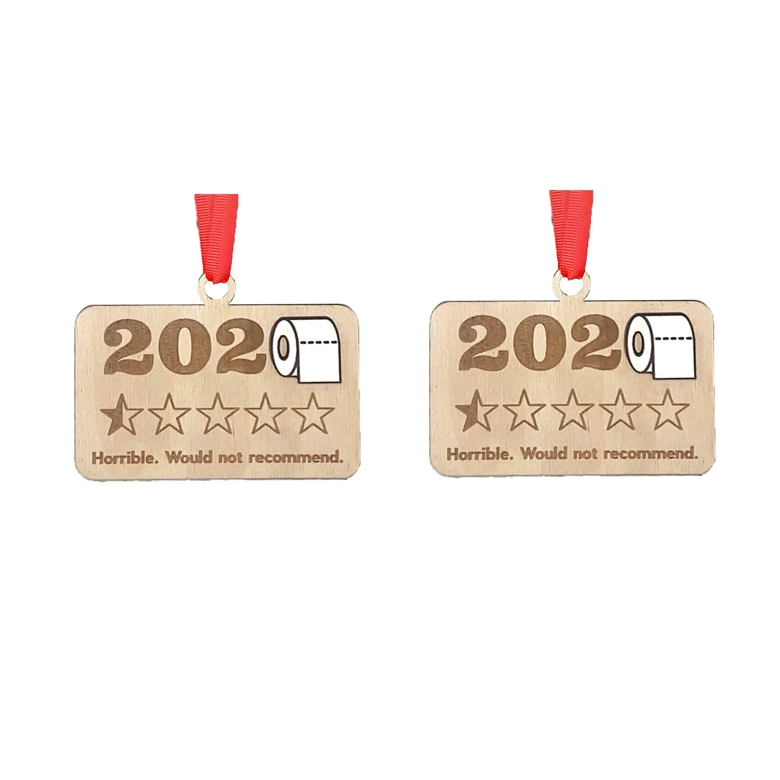 2 шт. художественная деревянная подвеска на рождественскую елку 2020 1 звезда не