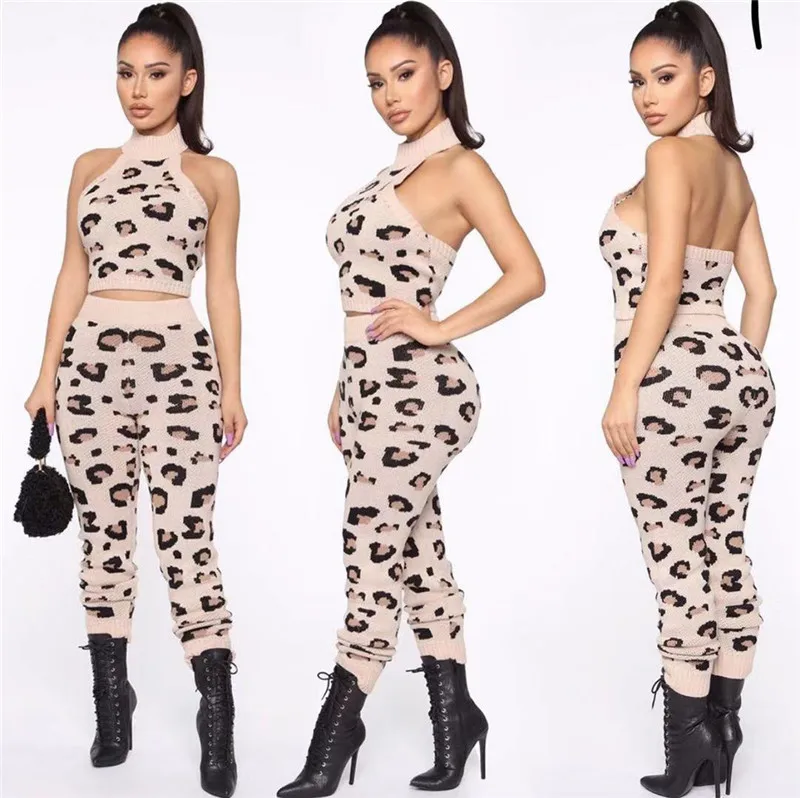 Top Quality Women's Sets Tank Backless Pink Skinny Bandage Female Night Party Sets