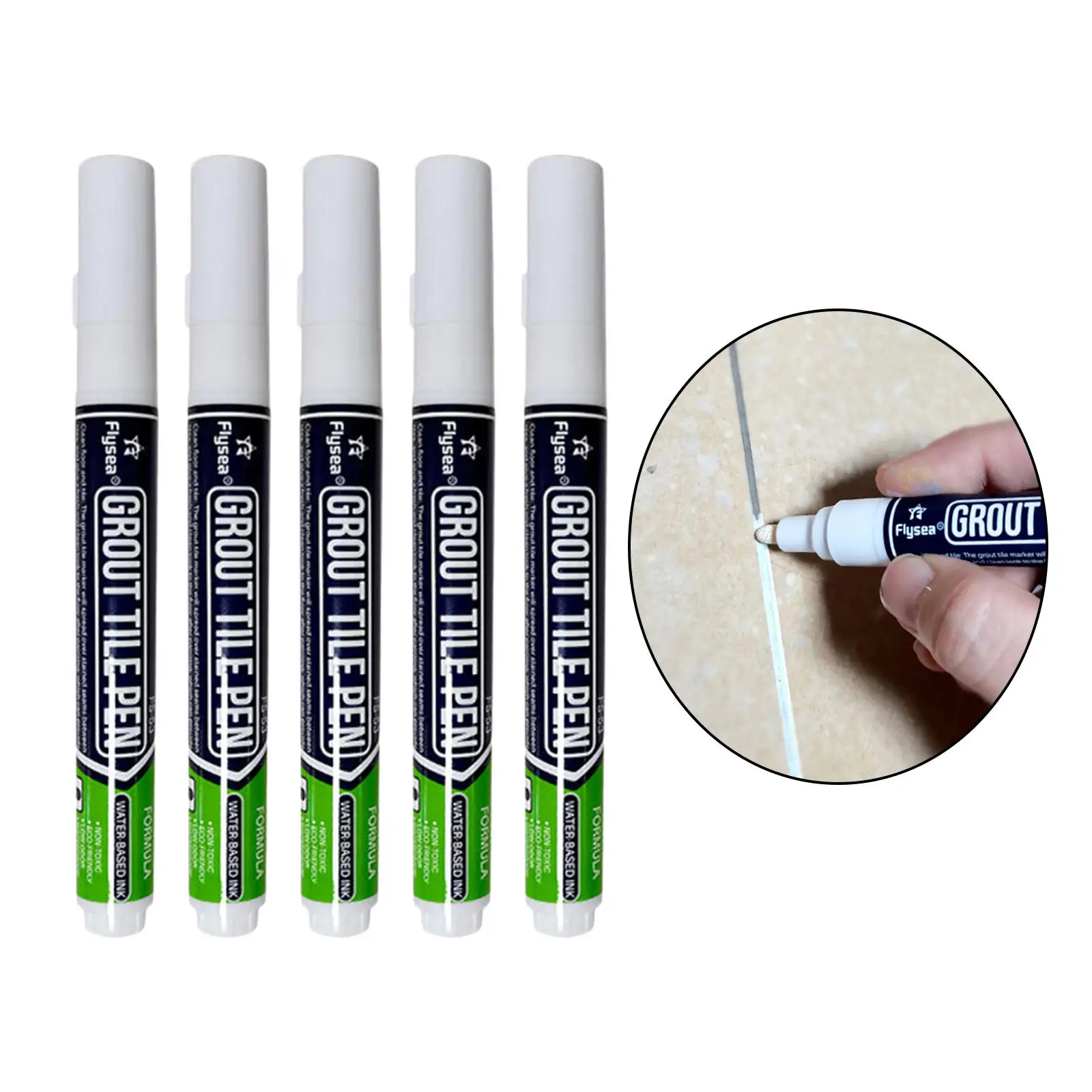 5x White Joint Pin Tiles Color Counter Washbasin Repair Gap | Обустройство дома