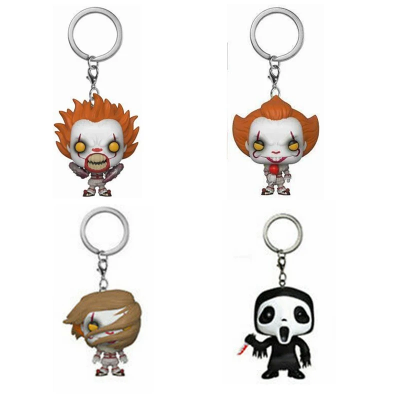 Брелок игрушки пеннивайз крик ПВХ экшн фигурка коллекционные модели для