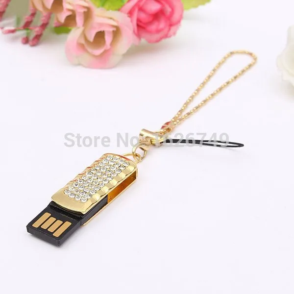 TEXT ME metal crystal model USB Flash Drive 4GB 8GB 16GB 32GB precious stone pen drive special gift | Компьютеры и офис