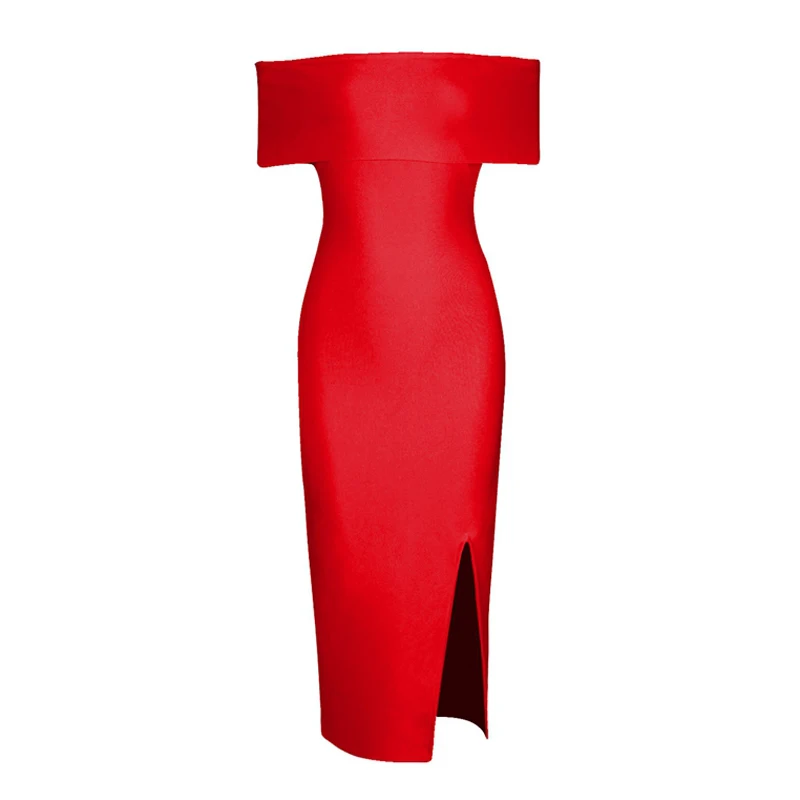 Новинка 2019 женское сексуальное облегающее платье INDRESSME с открытыми плечами и