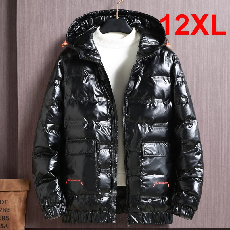 Мужская Зимняя парка размеры 12XL 11XL 10XL ранние куртки мужские утепленные теплые