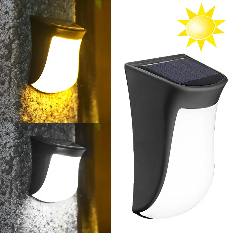 

Водонепроницаемый светодиодный светильник на солнечной батарее для лестницы, уличное освещение для сада, прохода, двора, террасы, поручней,...