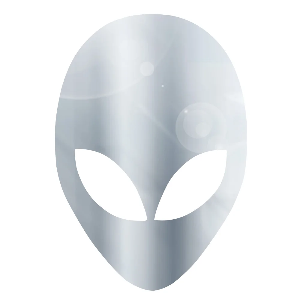 Настенное зеркало с головой инопланетянина домашний Декор современный дизайн