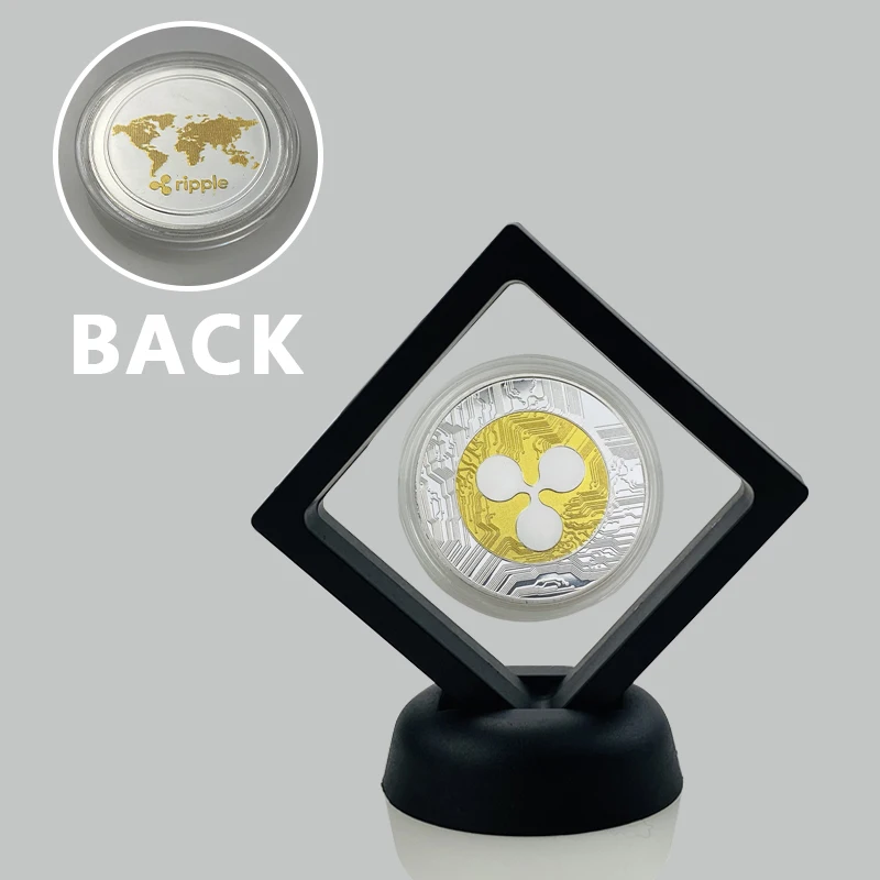 

1pcs Hot Gold Ada Cardano Bitcoin Crypto Litecoin Ripple Ethereum Cryptocurrency Commemoration Metal Coin with Showing Stand