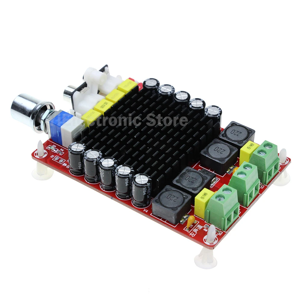 

2*100W XH-M510 TDA7498 IC Chip Class D High Power Digital Power Amplifier Circuit Board Car Power Amplifier DC 14-34V