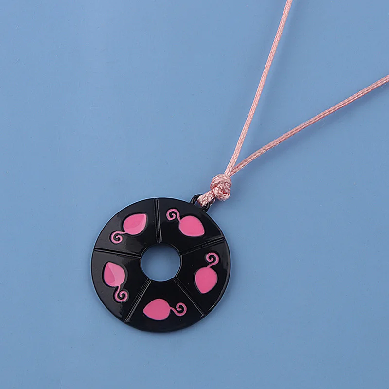 Trendy Cute Pink Ladybug Black Circle Pendant Necklace Rope Emo Grunge Jewelry For Women Girls Gifts Collares | Украшения и