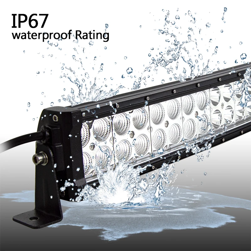 Противотуманные фары Willpower ультратонкая изогнутая светодиодная балка 22 дюйма 32 42