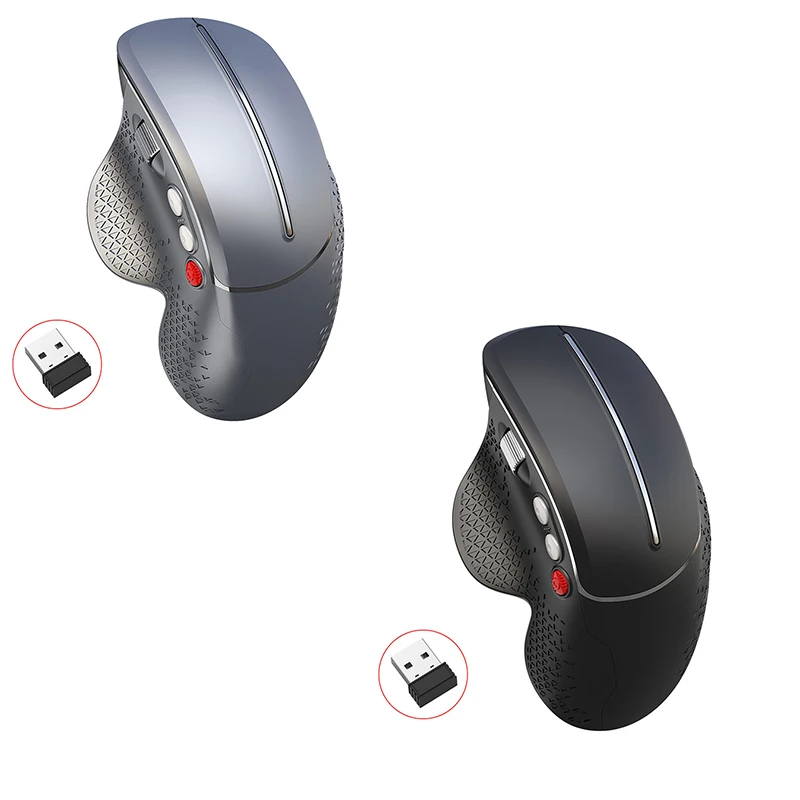 Беспроводной Мышь эргономичные компьютерные ПК оптическая мышь с USB приемник 6