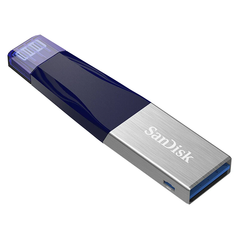 Двойной Флеш накопитель Sandisk флэш 128GB iXPAND USB 3 0 64 ГБ для перехода от разъема Lightning к