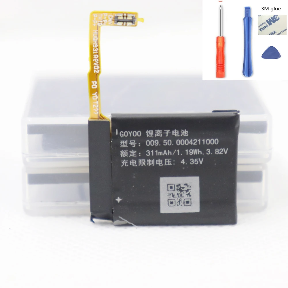 

Аккумулятор ISUNOO 311 мАч для HuaWei K1 - G01 glory, маленькая батарея K, аккумулятор для часов K1 с инструментами для ремонта