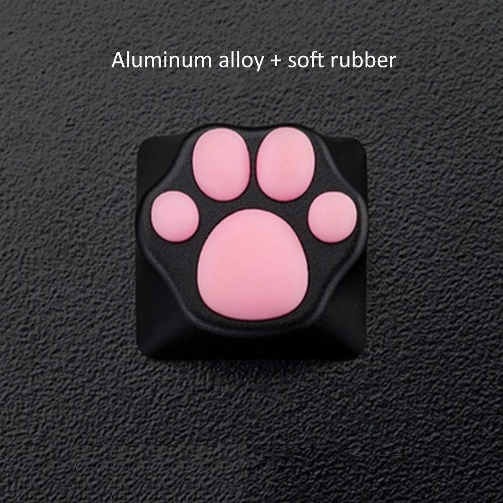 Симпатичная мягкая металлическая клавиатура в виде кошачьего когтя для