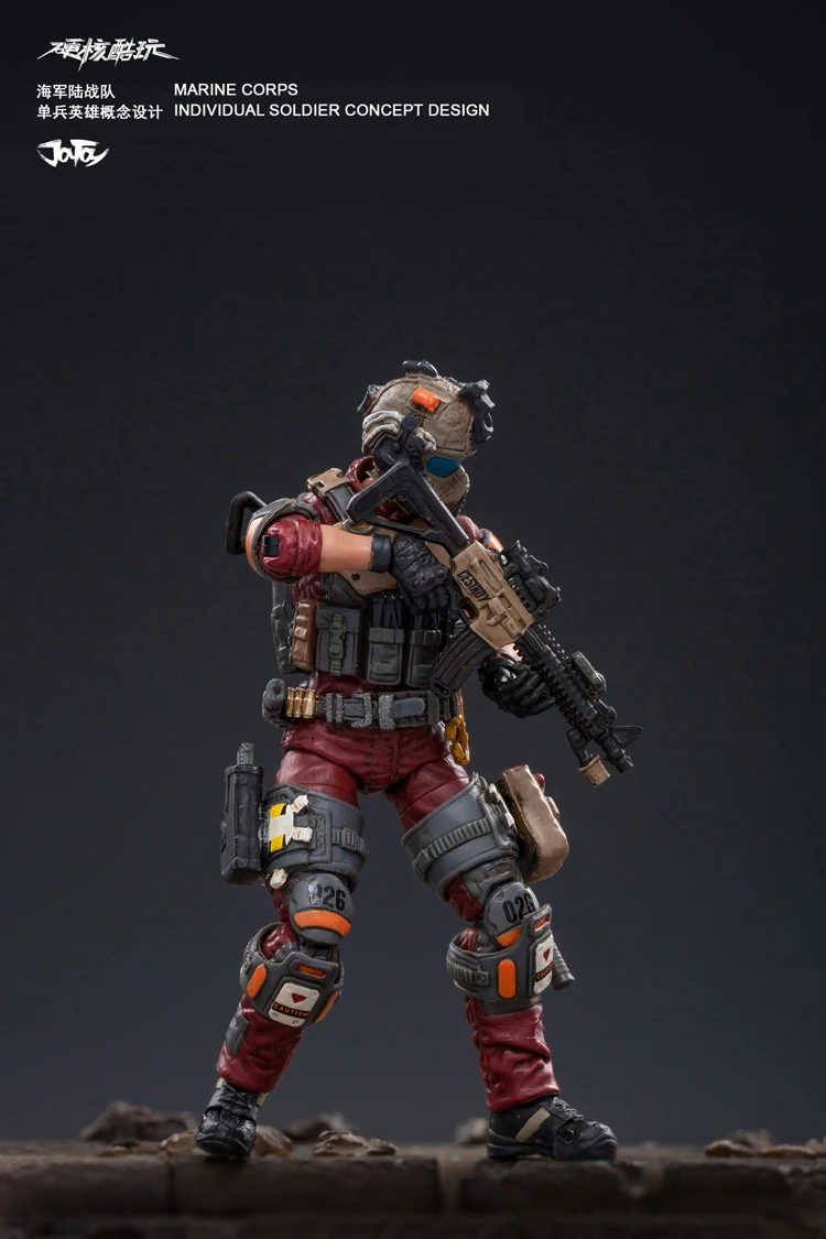 JOYTOY 1/18 фигурки 3 шт Морской корпус военный солдат фигурка модель игрушки коллекция игрушек