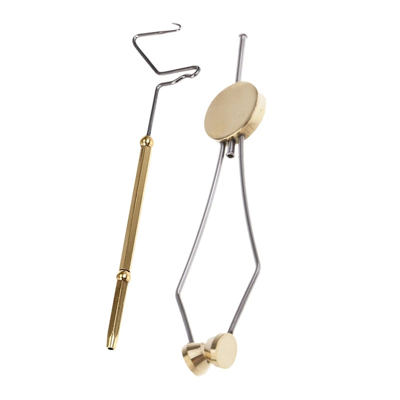 2 Pcs Rotary Fly Tying Whip Finisher Bobbin Holder Tools 14cm &amp 10.5cm | Спорт и развлечения