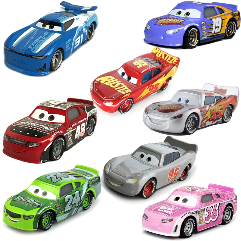 

New Disney Pixar 3 Lightning McQueen Jackson Storm Salekido Brazil Racing Die Cast Metal Alloy Model Children Toy Gift