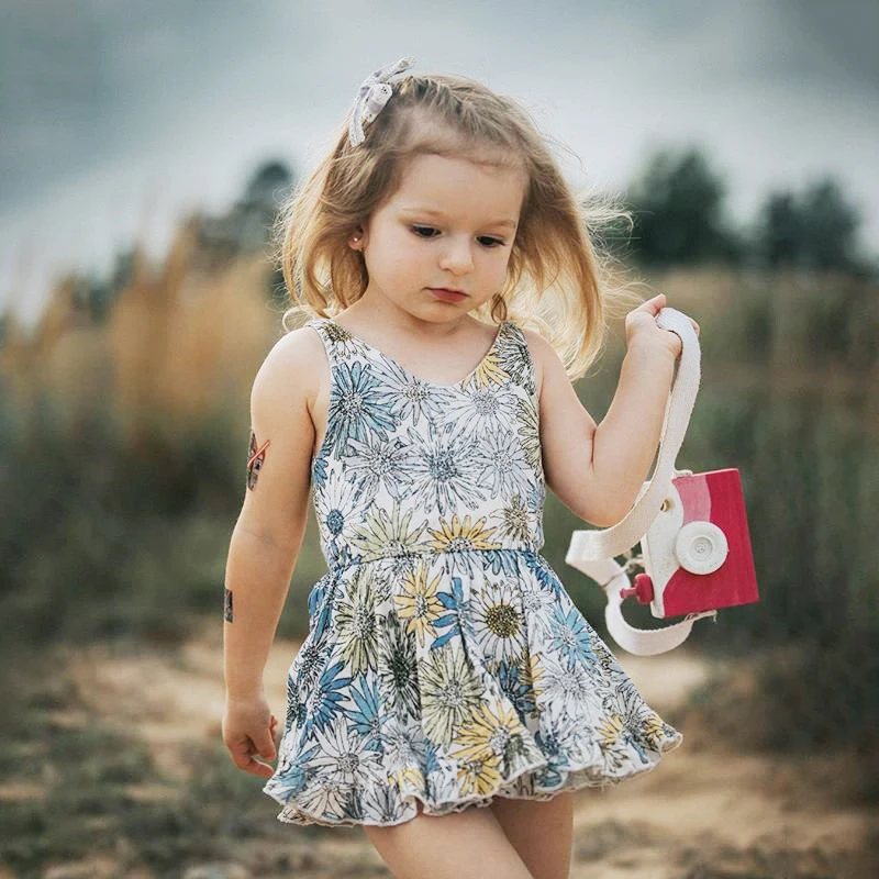 2019 Детские платья для девочек летняя детская одежда дня рождения платье