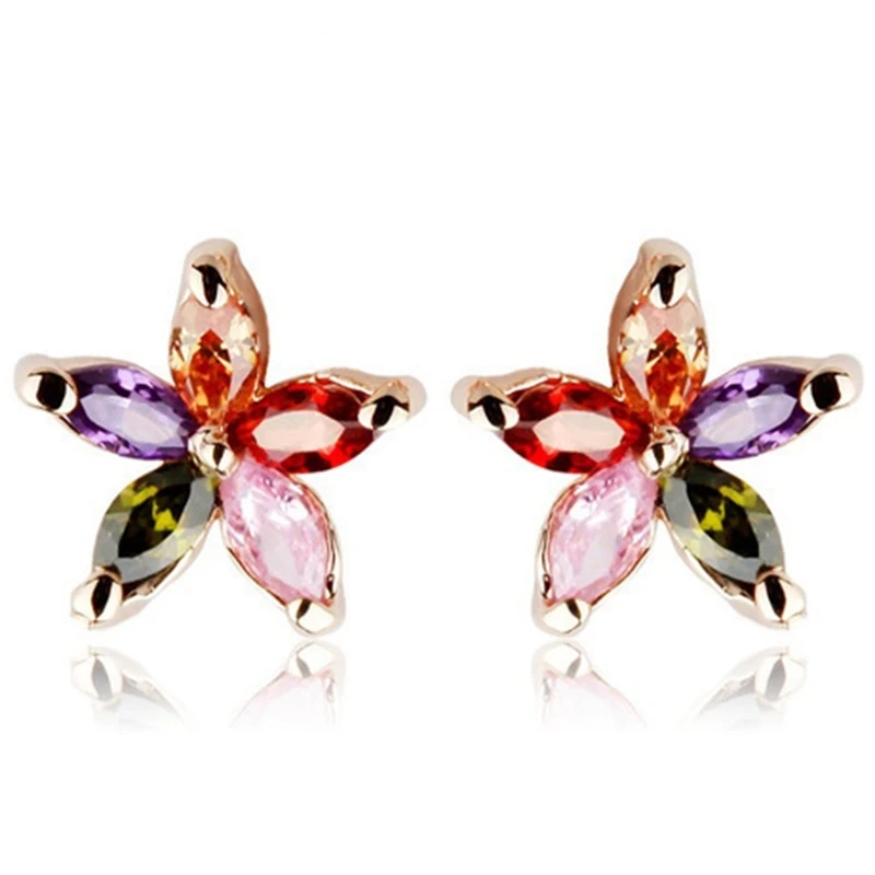 

Цветочные серьги, желтые золотые свадебные женские красивые серьги