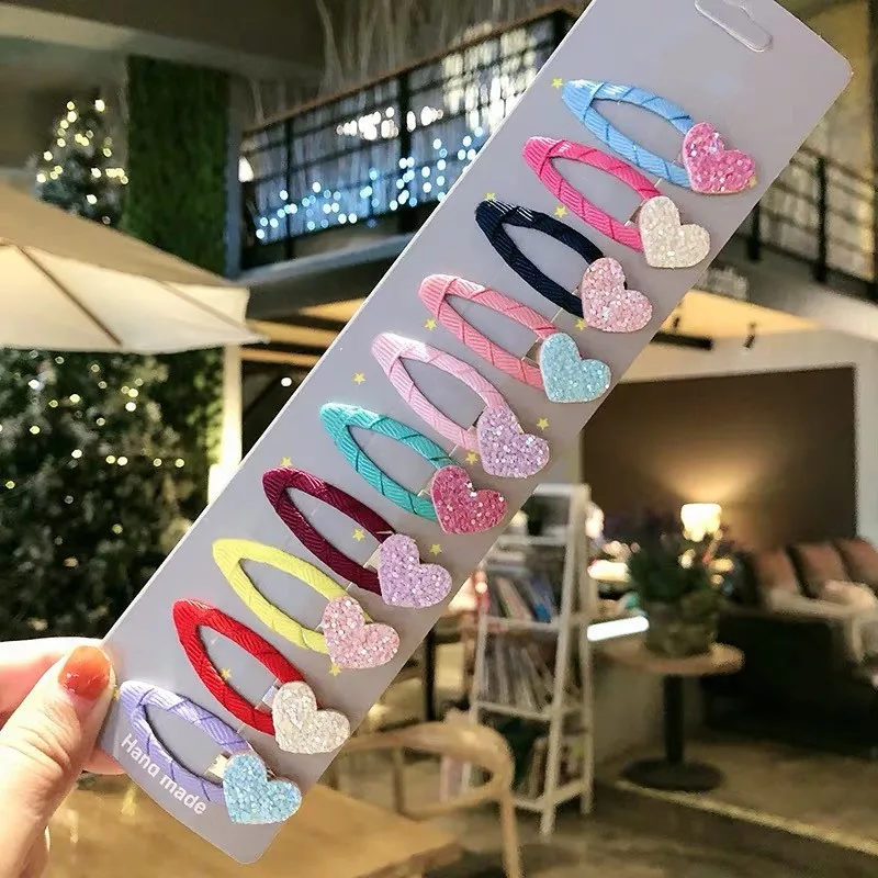 5/10 шт./компл. милые заячьими ушками детская Заколки для волос Красочные на