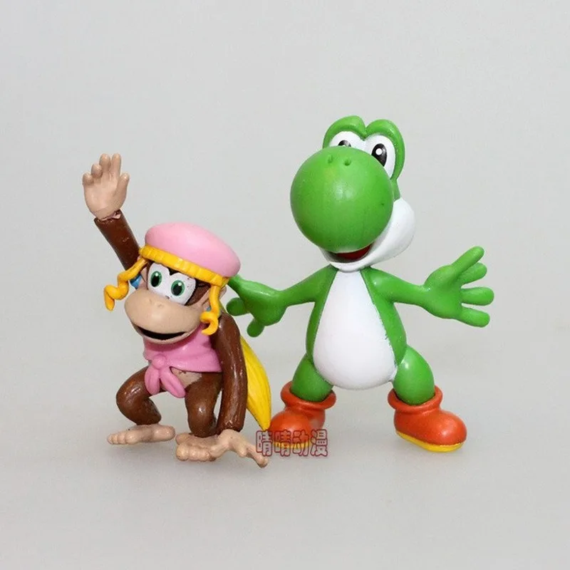 Супер Марио аниме куклы Братья Луиджи Йоши собрать модель оригинальные