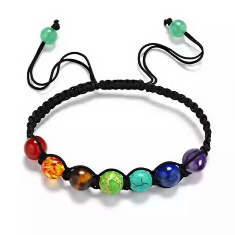 

12Pcs/lot Colorful Rainbow Bracelet Adjustable Bracelet for Women and Girls
