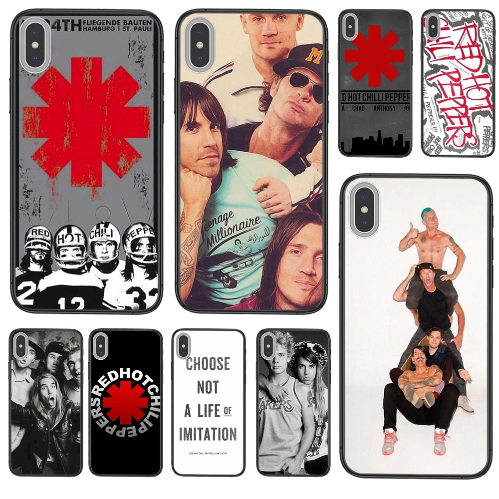 Чехол из ТПУ для телефона Xiaomi Redmi 9 8 7 K40 9A 9C Pro Plus Nfc K30 K20 Hot Chili Peppers Los Angeles Red|Бамперы| |