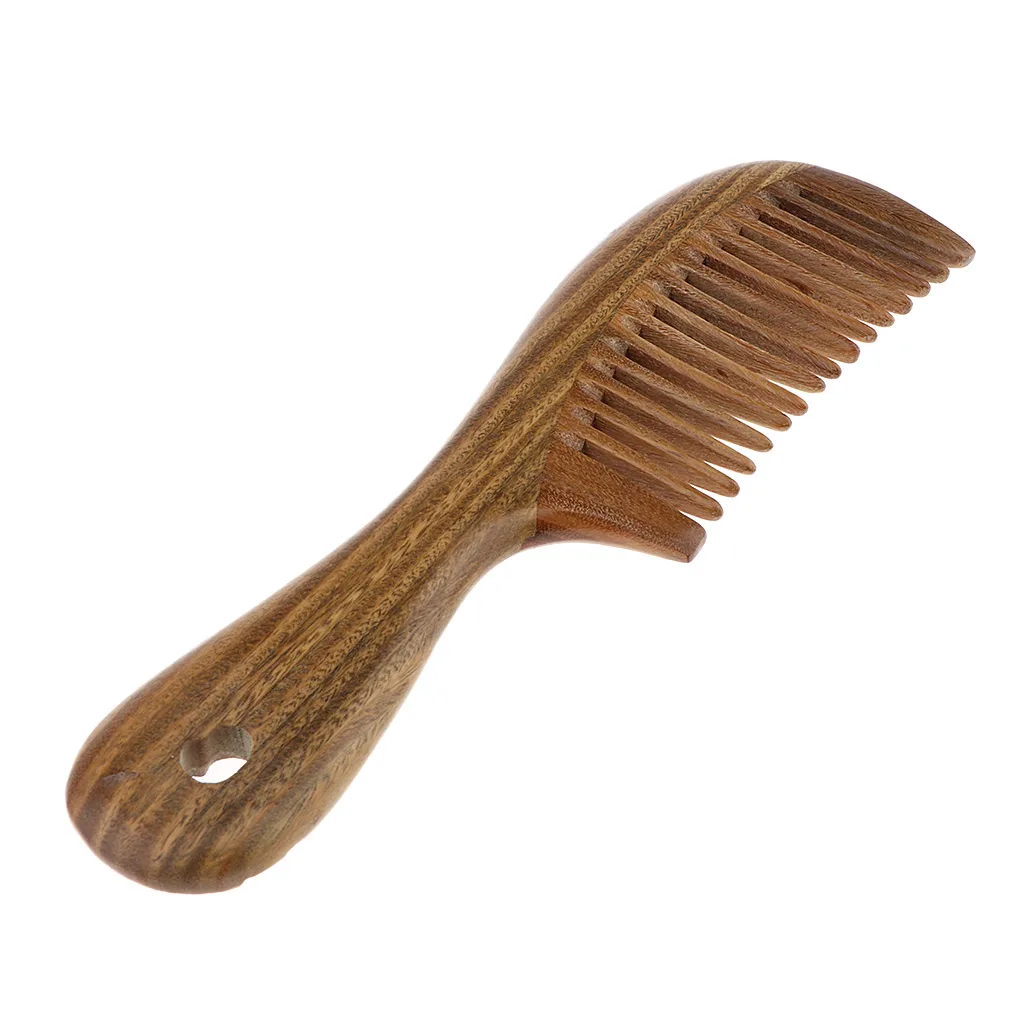 New Handmade Wooden Hair Comb Hairbrush with Anti-Static & No Snag for Beard, Head Hair, Mustache images - 6