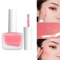 10ml peach liquid blush cosmetics face contour matte nude blusher silky lasting natural korean makeup shimmer cheek tint
