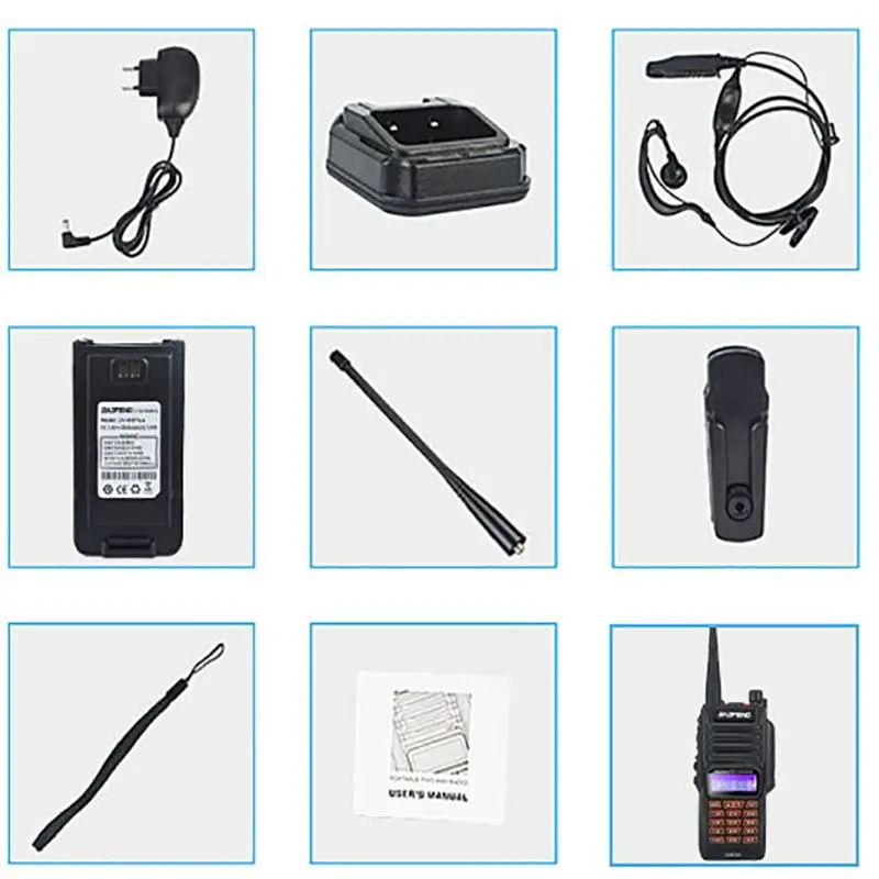 

Baofeng UV-9R PLUS Portable CB Radio Station UV9R Walkie Talkie Waterproof VHF UHF Radio
