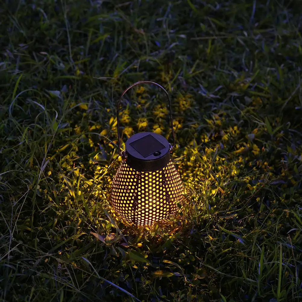 Светодиодный фонарь на солнечной батарее в стиле ретро водонепроницаемый