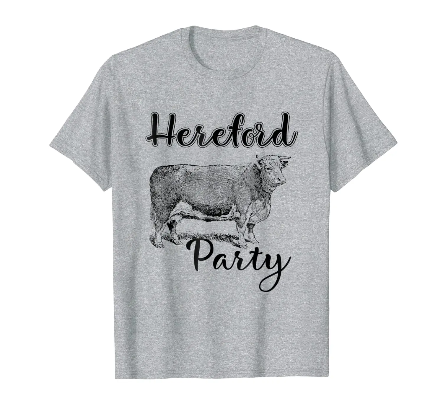 

Hereford party cute t-shirt cow farmer gift awesome