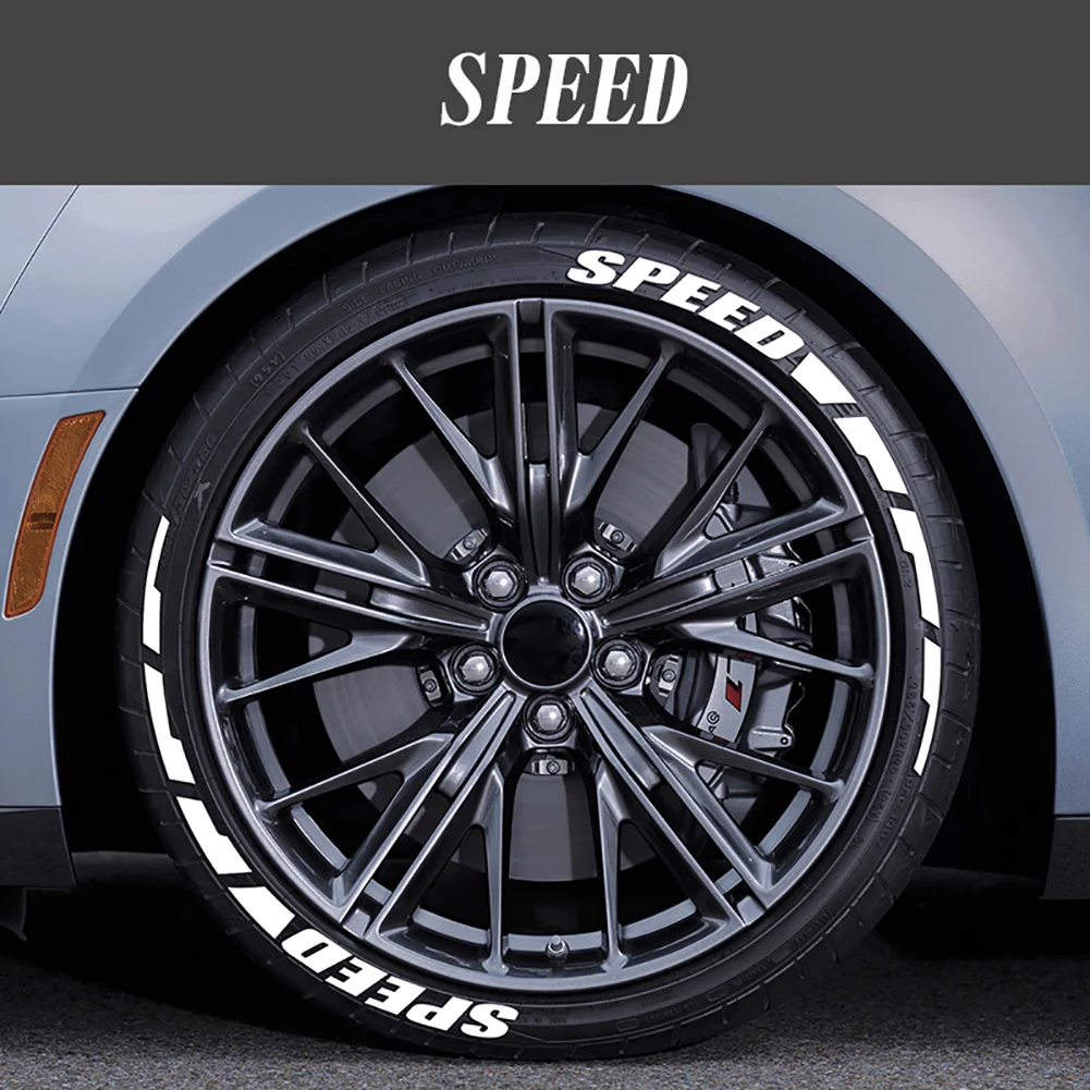 

Easy to Paste Car Wheel Stickers Personalized Unversal Auto Motorcycle Tire Decal 3D Car Styling Wheel Lable