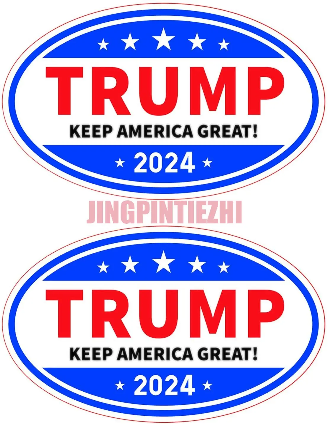 

Trump 2024 Car Stickers and Decals, Keep America Great, Waterproof Sticker Paper Suitable for Truck Laptop Bumper Windows