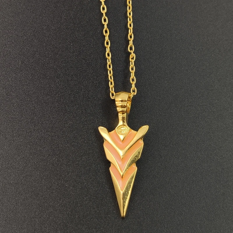 

Men's Necklaces Men's Jewelry 2021 new retro luminous arrow necklace жемчуг натуральный Christmas decoration colgante hombre кре