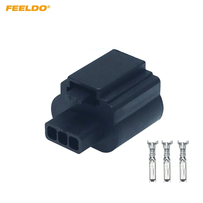 

FEELDO 2 шт. Авто H13-21 HID Светодиодный лампа DIY Быстрый адаптер мотоцикл разъем с терминалы