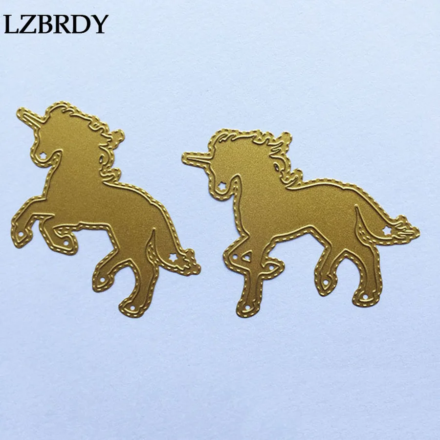 1 упаковка винтажные штампы с тиснением в виде единорога вырубки животных для