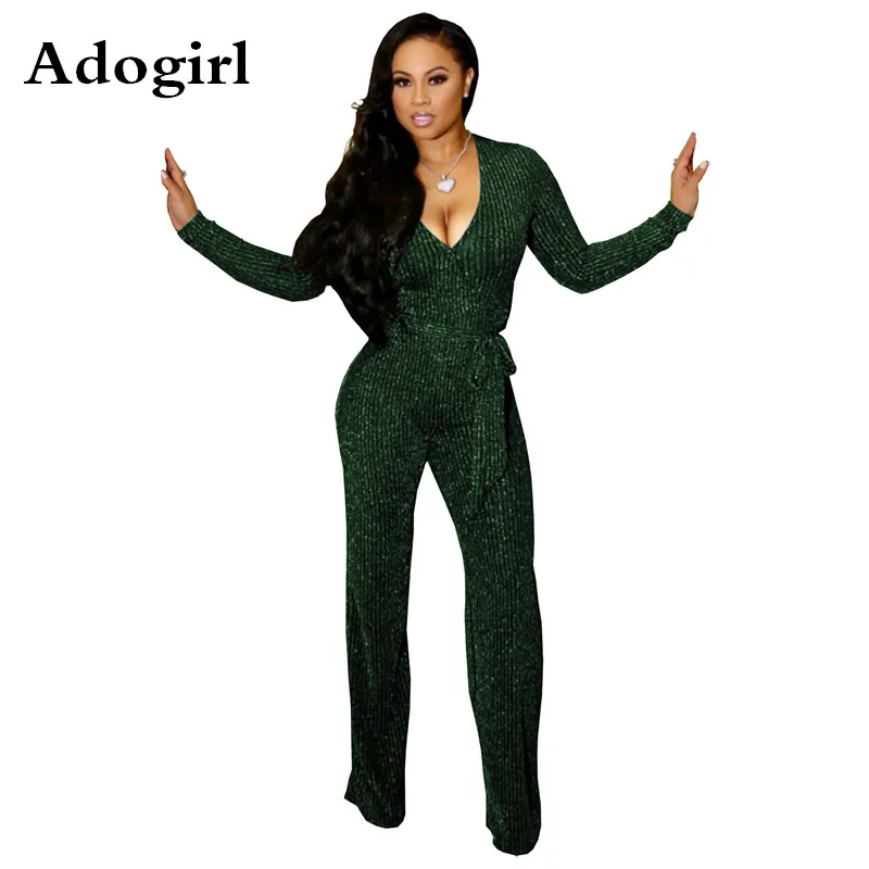 

Woman Gold Wire Rib Jumpsuit Women Bodycon Metallic Glitter High Stretchy Ribbed Jumpsuit Warp V Neck Overalls Christmas Outfits