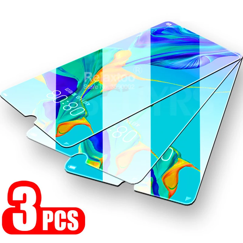 Защитное стекло для huawei p30 lite 3 шт. Защитная пленка экрана на p20 pro p9 mini p10 plus p 20 30