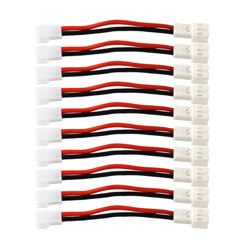 

10pcs Connector XH2.54 PH2.0 Battery Charge Cable Wire Battery Cable Silicone Protector Material